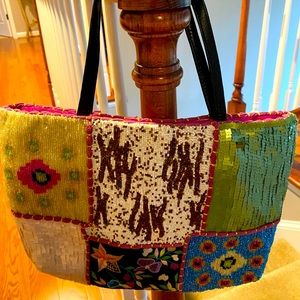 New Christiana Beaded Handbag